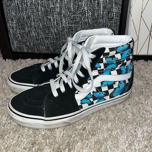 Vans Sk8-Hi Butterfly Checkered Shoes